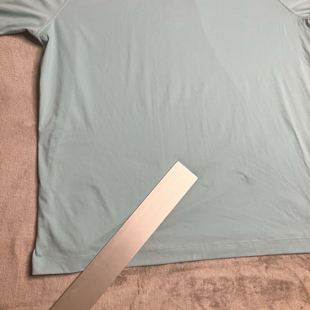 Rhone Performance Shirt Mens XL Light Blue Athletic Short Sleeve Stretch Workout - Picture 6 of 10